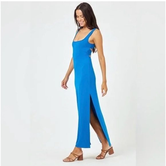 L*Space Mara Dress Size Small Color Cobalt - Picture 3 of 8